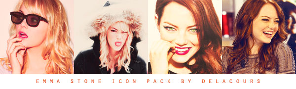 Emma Stone Icon Pack