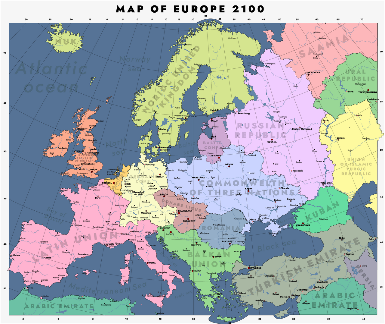 Mapa Europa activity