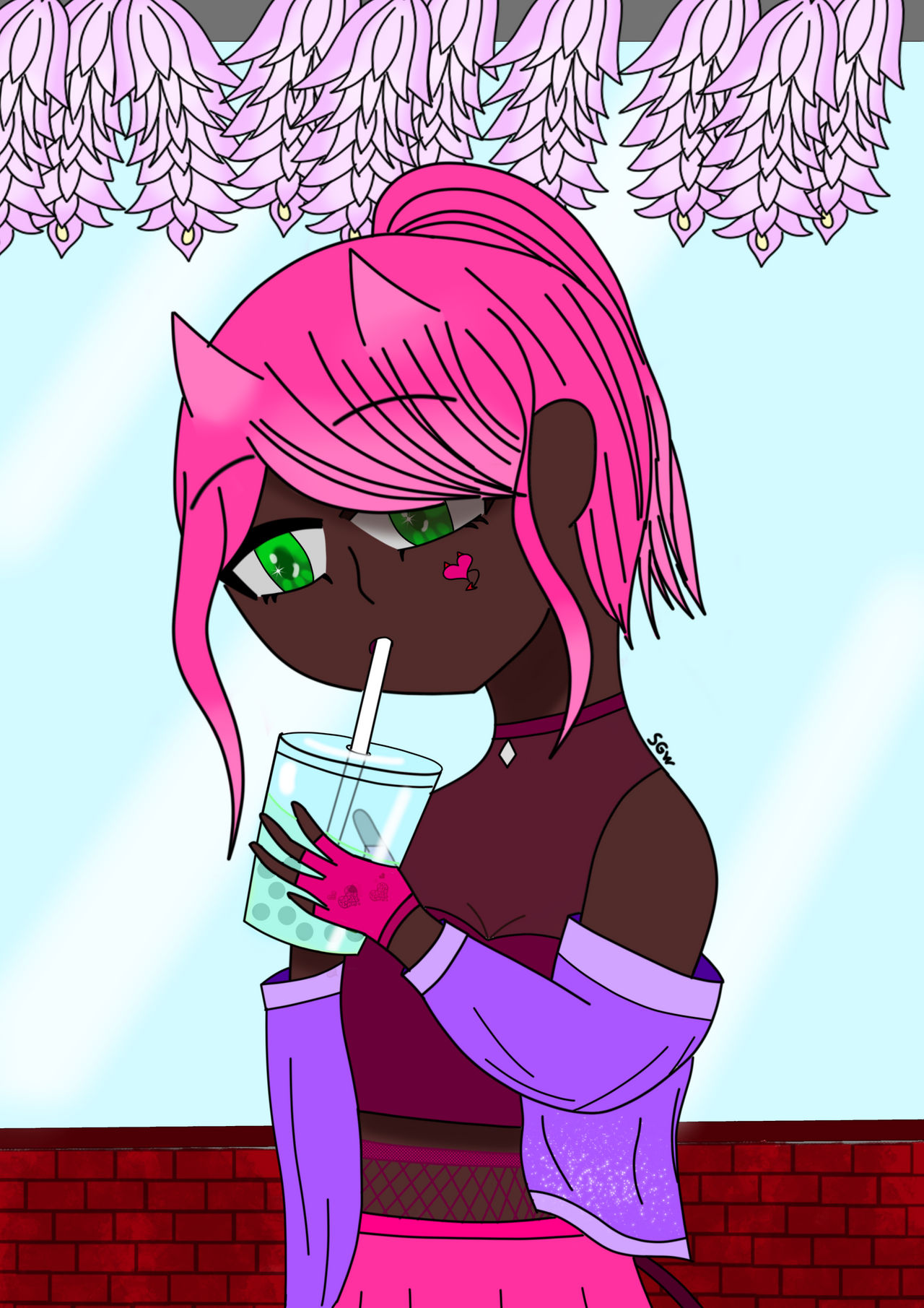 Devil Boba Boba drinking devil by shygirlwolfieart on DeviantArt