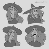 Lulu the Sorceress Sketches