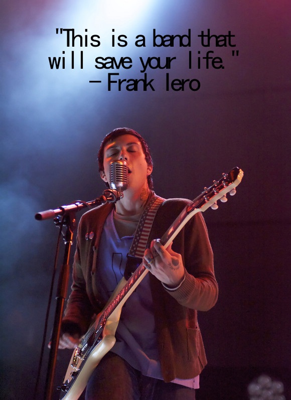 Frank Iero Quote