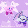 Winged Kirby and Meta Knight