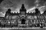 Dark Clouds Over Courthouse by GaryTaffinder