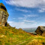 The Cow and Calf Rocks at Ilkley.