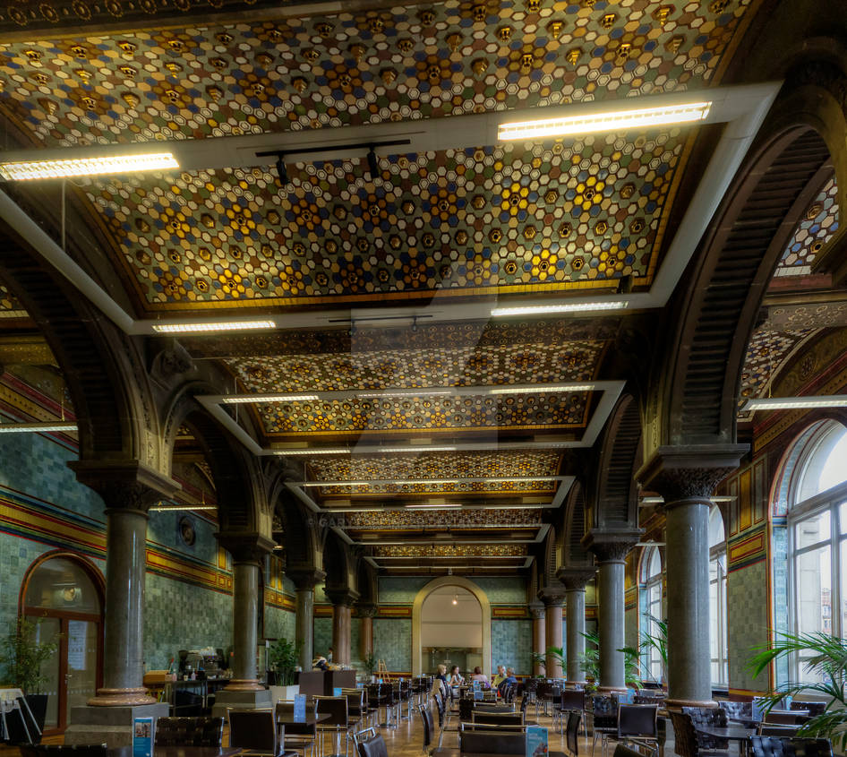 The Tiled room - Leeds Central Library. by GaryTaffinder on DeviantArt