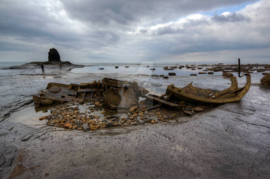 At Saltwick Bay - Whitby.