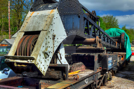 Big lifter at Haworth Station.