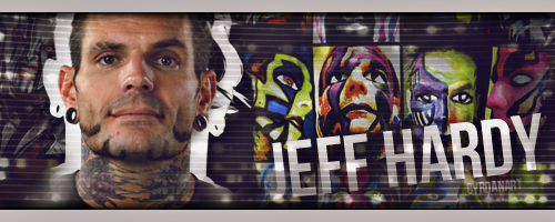 Jeff Hardy Face Paint Banner