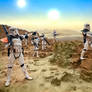 Sandtroopers on Tatooine