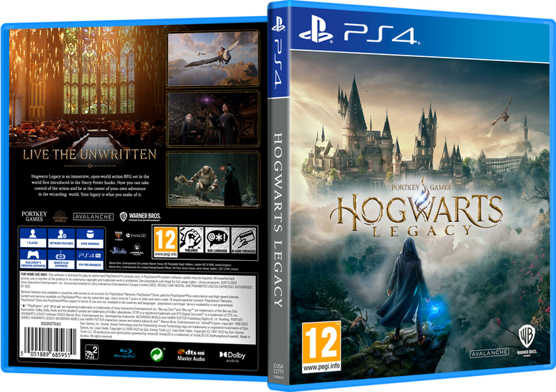 Hogwarts Legacy with Sticker Sheet - PS4