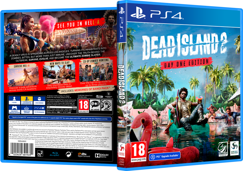 PS4 DEAD ISLAND 2 (2023) custom cover by machinehead109 on DeviantArt