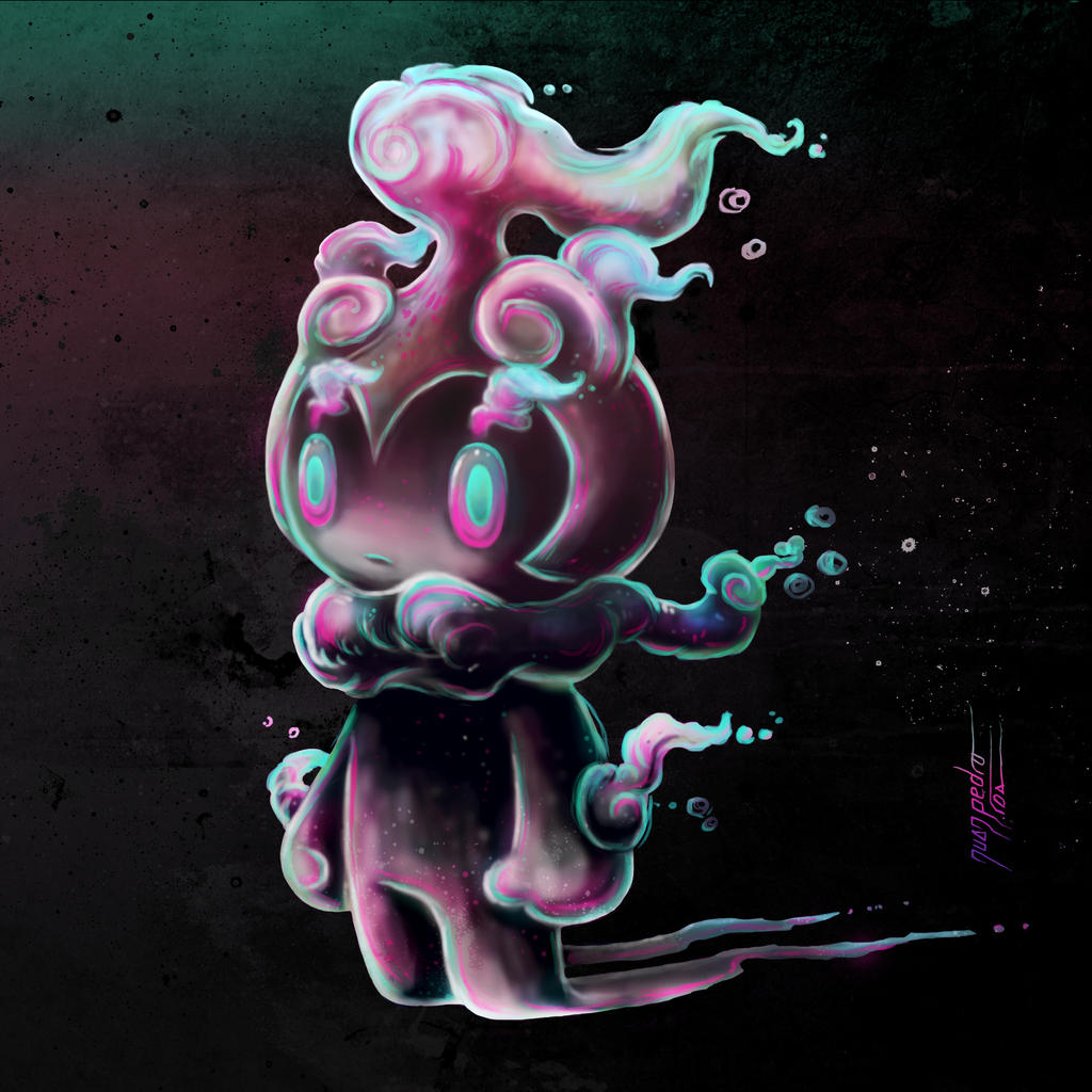 Marshadow Shiny Fan Art by JuanPedroRoa on DeviantArt