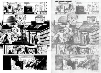 Digital ink for comics (sample)