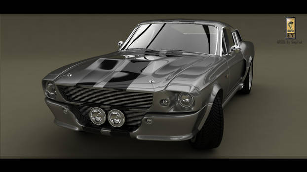 Mustang Shelby GT 500 1967 render6