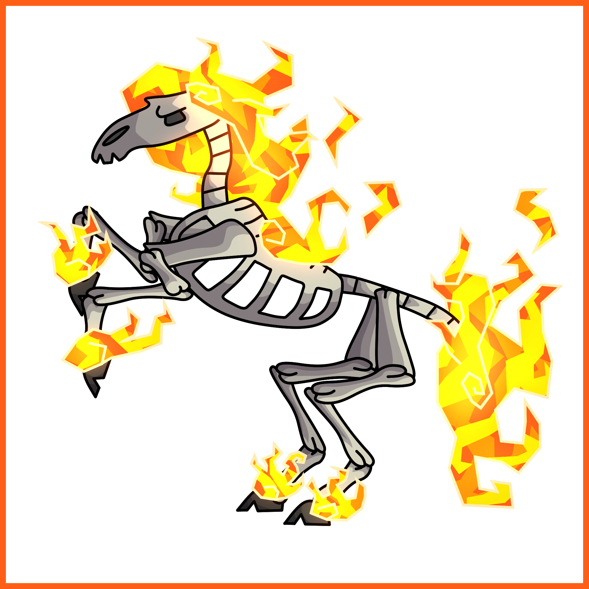 Scorched GoreHorse - Simple Concept Art