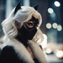 Portrait of Black Cat