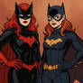 Batwoman and Batgirl