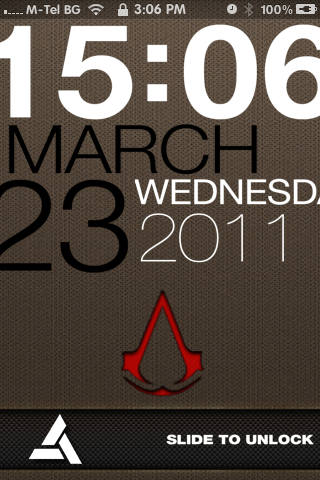 Typophone 3GS Assassin's Creed