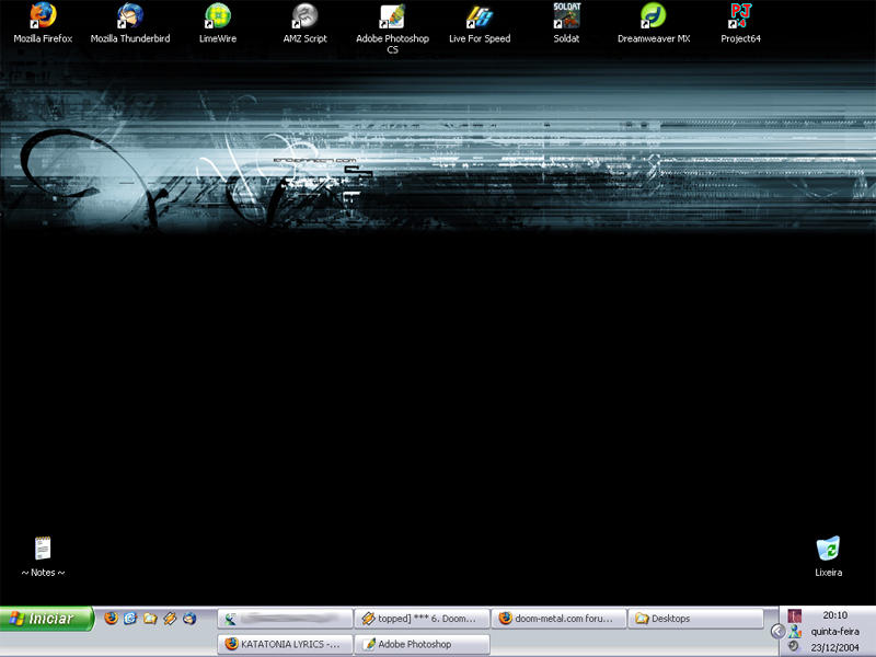 Dec 2004, Desktop by DeathReceiver on DeviantArt