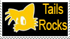 Tails Rocks Stamp by TrippFoxx