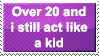 Over 20 kid stamp by TrippFoxx