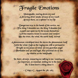 Fragile Emotions
