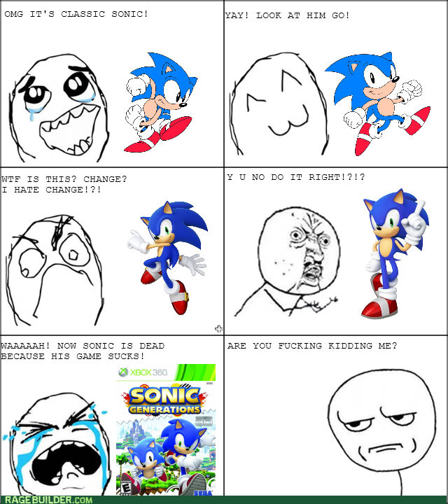 The Classic Sonic Fantard in a Nutshell... by classicsonicawesome on ...