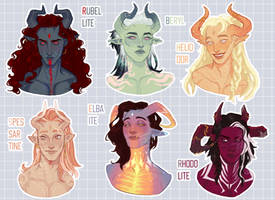 ADOPT AUCTION CLOSED (6/6) TIEFLING PACK #8