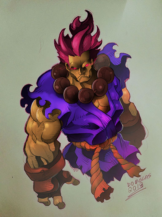 Akuma (Super Street Fighter 2 Turbo) by Emil-Inze on DeviantArt