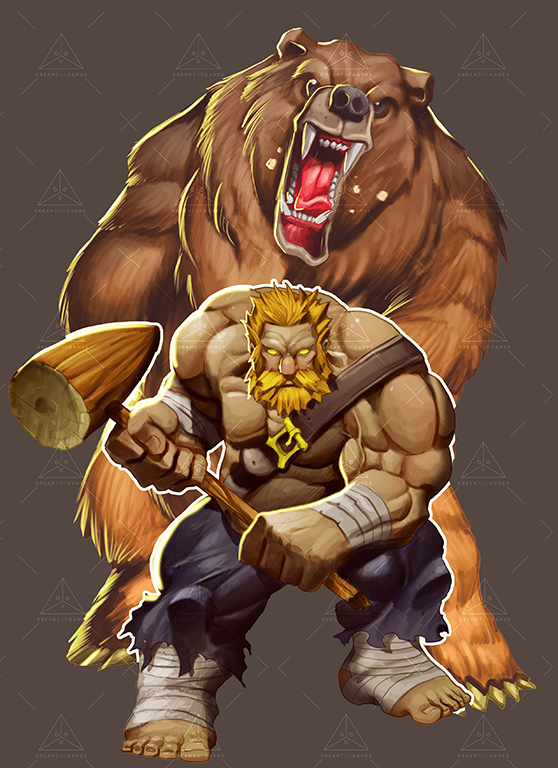 Dreamt up games WereBear by DOUGLASDRACO on DeviantArt
