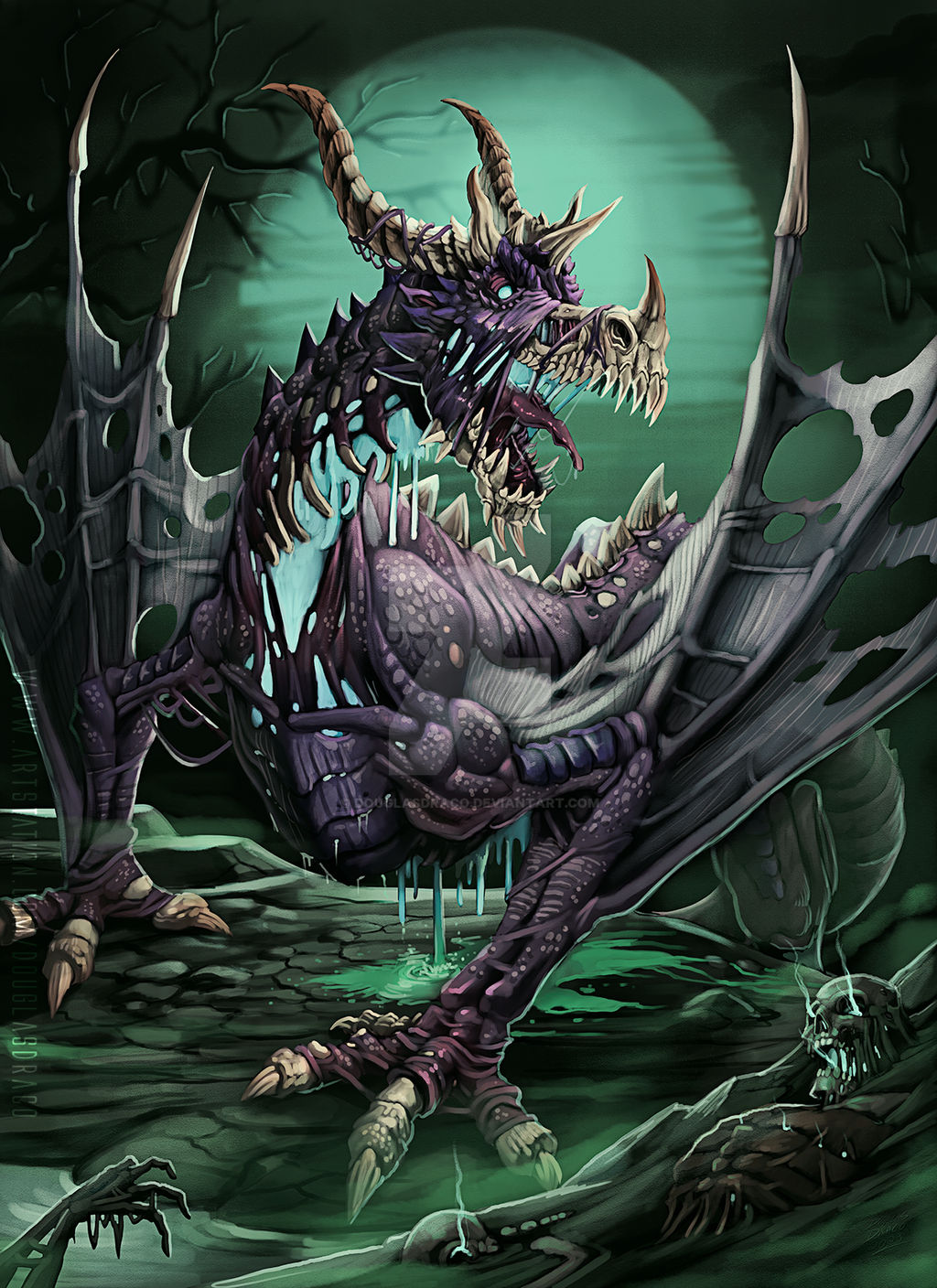 Undead Dragon by DOUGLASDRACO on DeviantArt