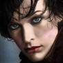 Mila Jovovich Digital Painting