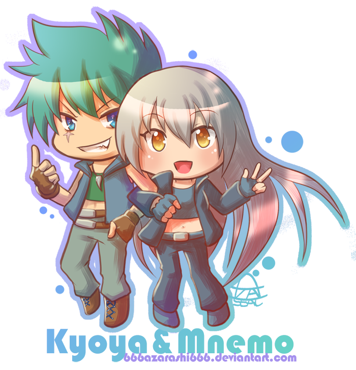 Commission - Mnemo and Kyoya