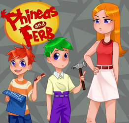 Phineas and Ferb (and Candace)