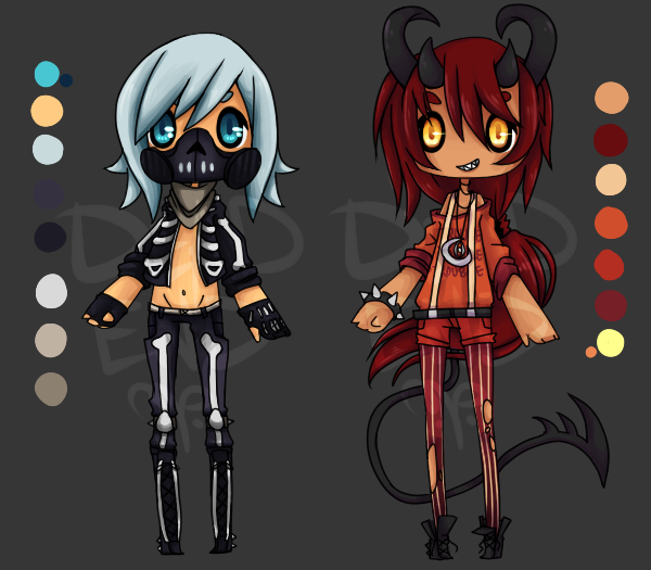 Skeleton + Devil Set [CLOSED]