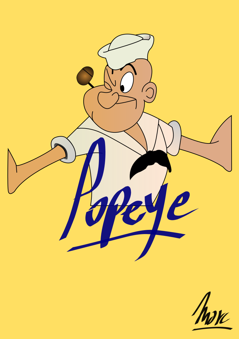 Popeye The Sailor, Popeye El Marino by marcmore on DeviantArt