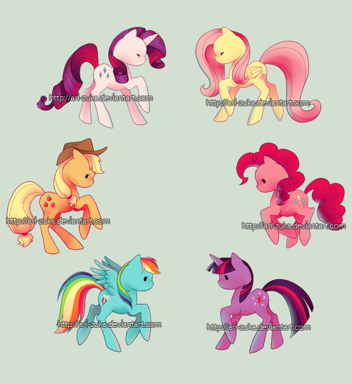 Keychains- MLP FIM