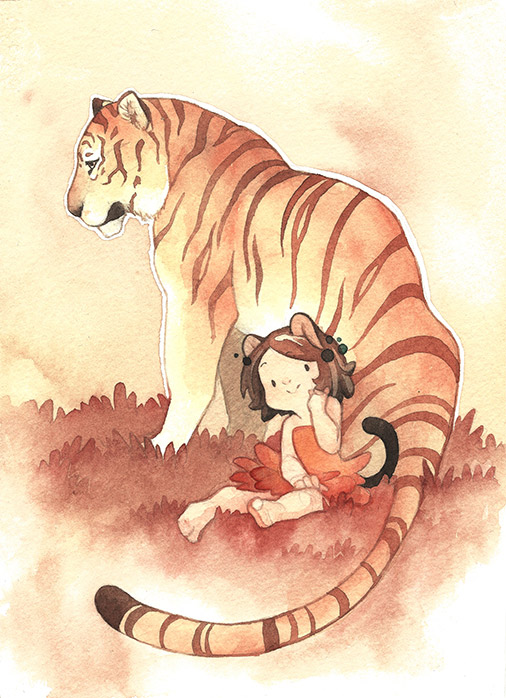 Cerise and Tiger