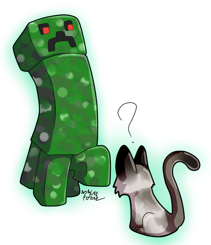 Creepers afraid of hot sale cats