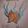 Wolf blue fire