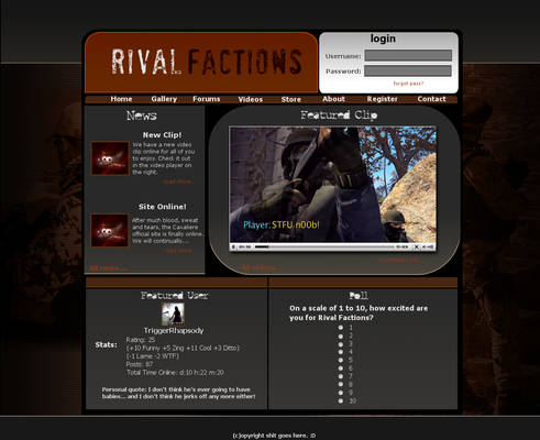 Rival Factions website