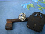 Steampunk Ring Vintage Round