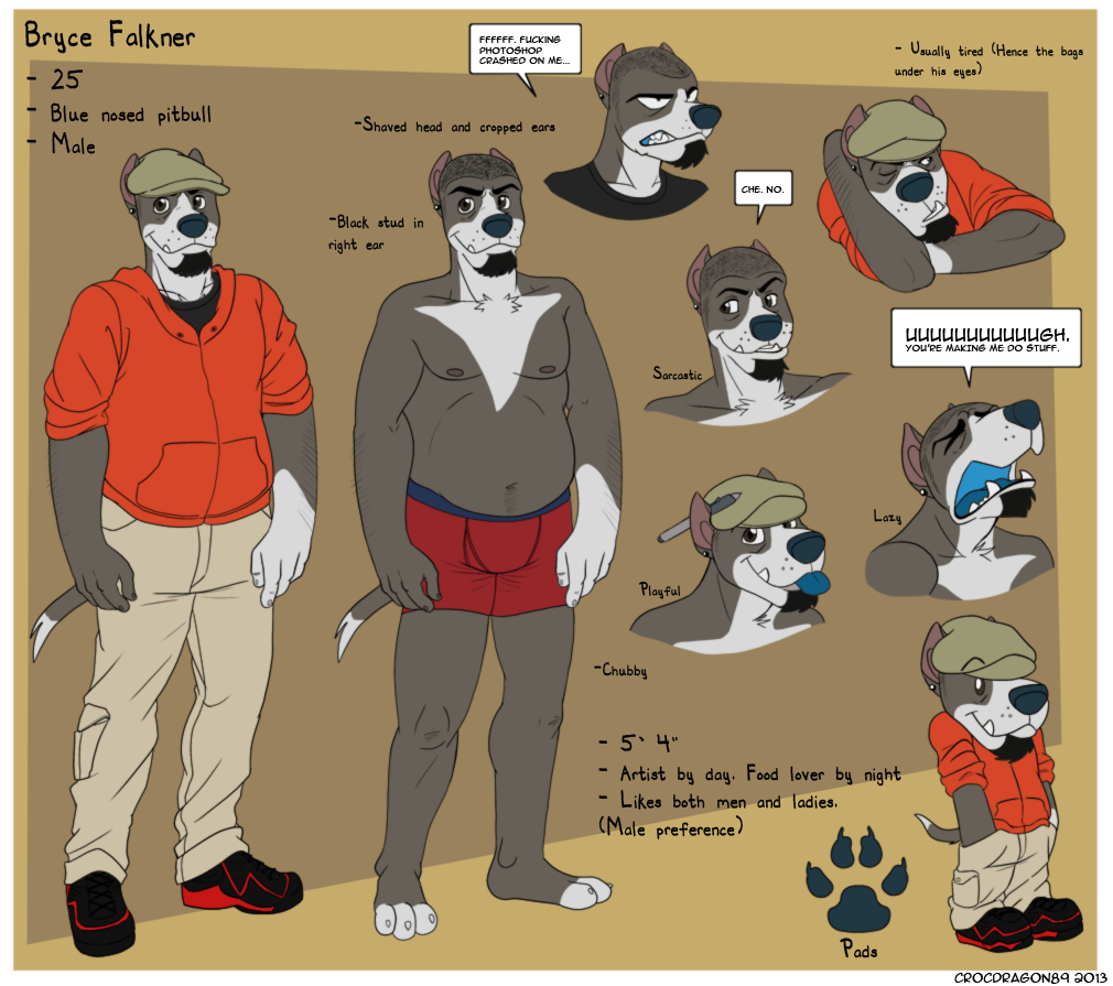 New Fursona Get: Bryce Falkner