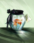 Day 04 Goldfish by JohnDevlin