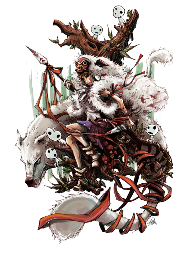 Princess Mononoke By Johndevlin On Deviantart