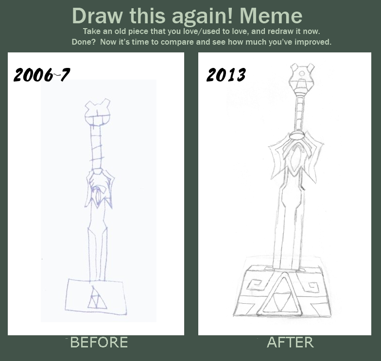 Wind Waker Master Sword Draw it again meme