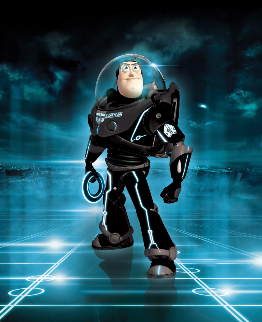 Tron - Buzz enters the Grid