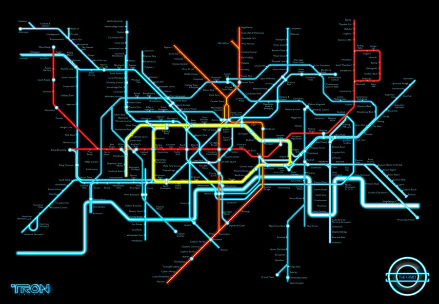 Tron - Tube Map