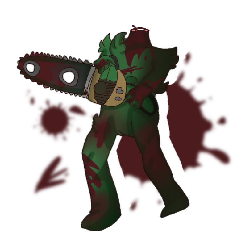 Slendytubbies 3 - Chainsaw Dipsy (Attack) by HumbertoM960 - Tuna