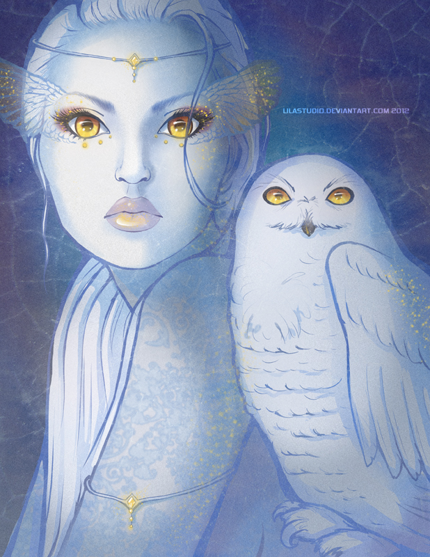 Snow Owl Girl